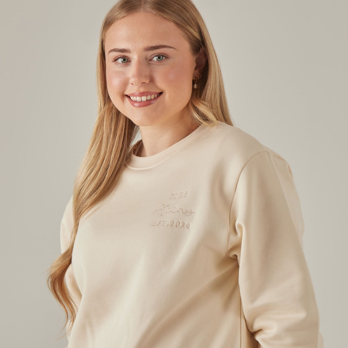 Personalised Mrs Sweatshirt