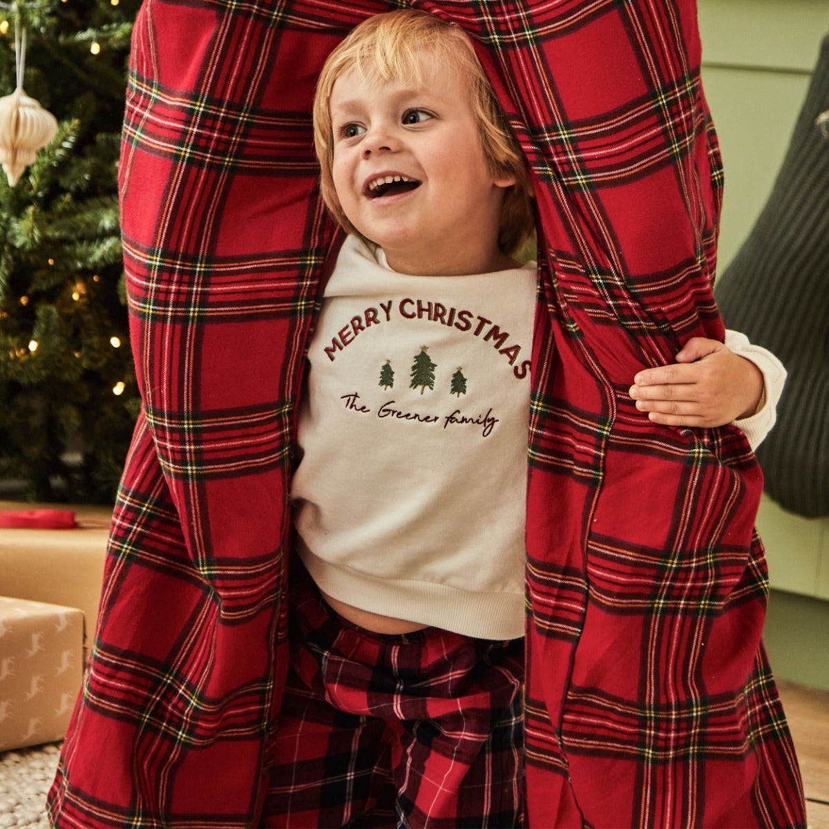 Personalised Mini Family Merry Christmas Jumper