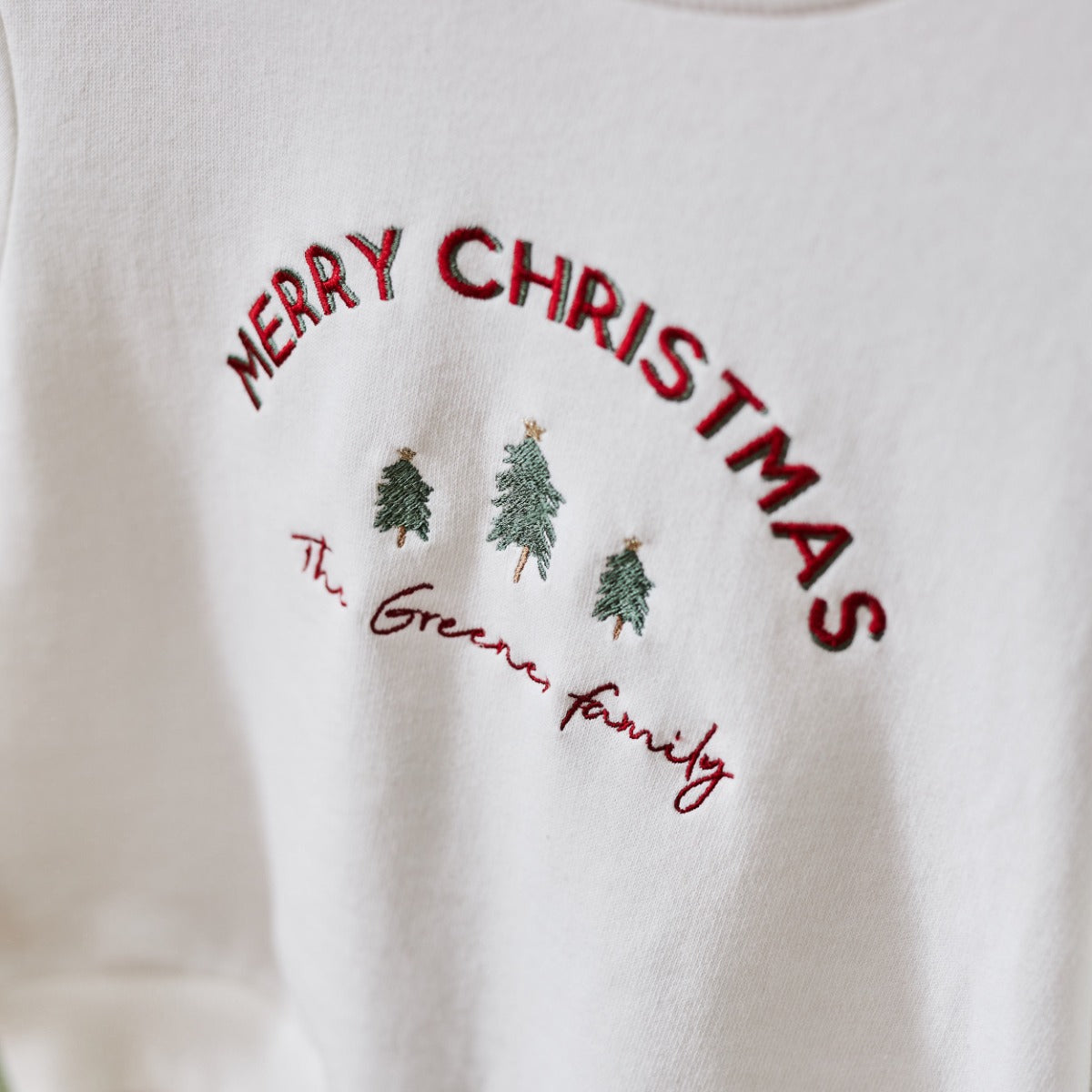 Personalised Mini Family Merry Christmas Jumper