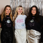 Personalised Dancing Queen Black Hen T-Shirt