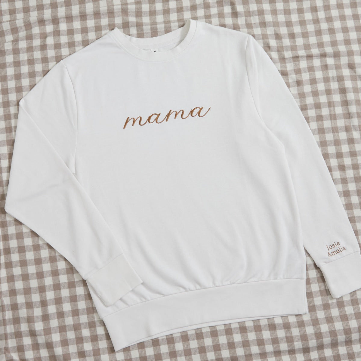 Personalised White Mama Sweatshirt