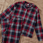 Personalised Womens Tartan PJ Set