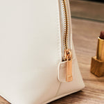 Personalised Large White Make-Up Bag