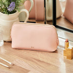 Personalised Medium Pink Make-Up Bag