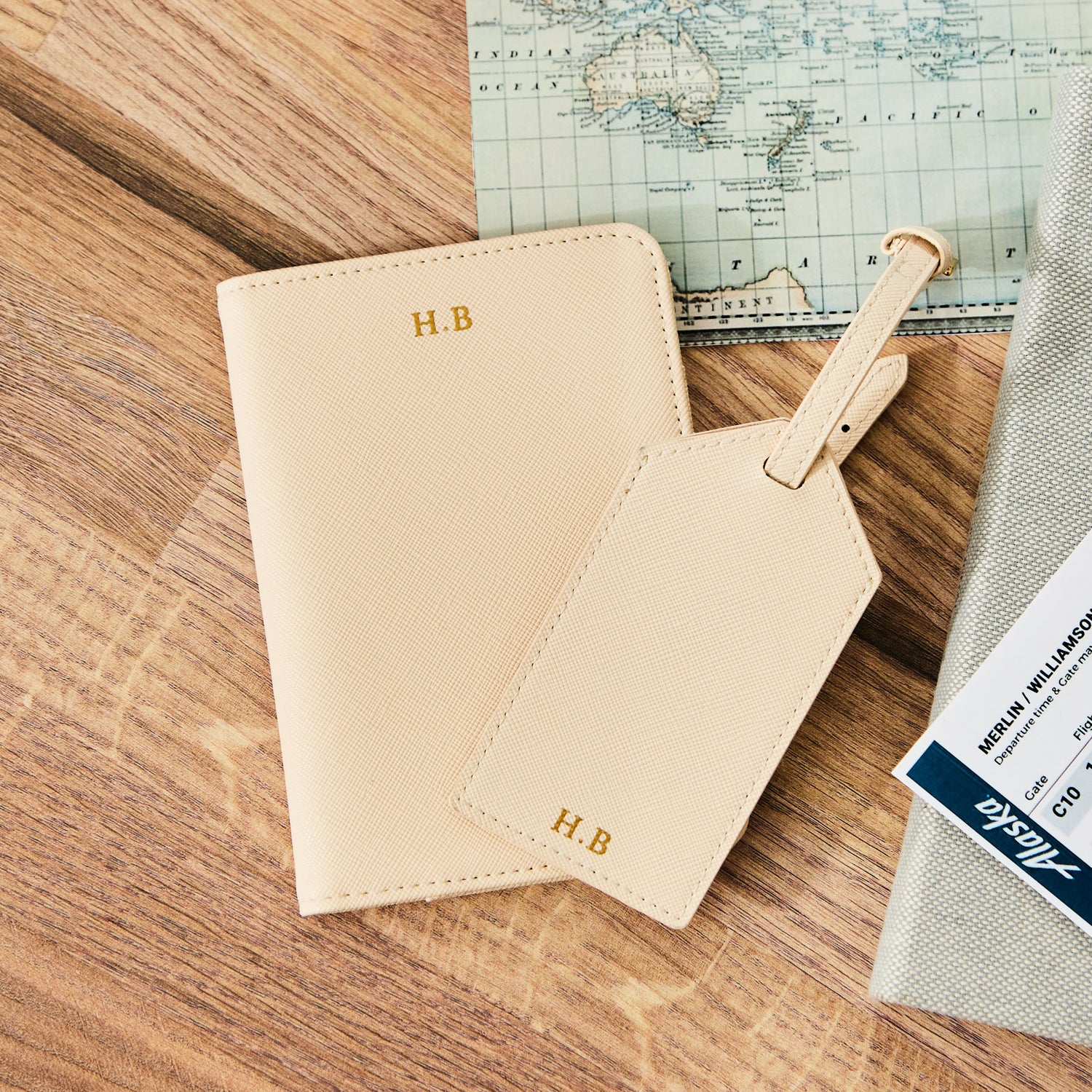 Personalised Oyster Travel Set