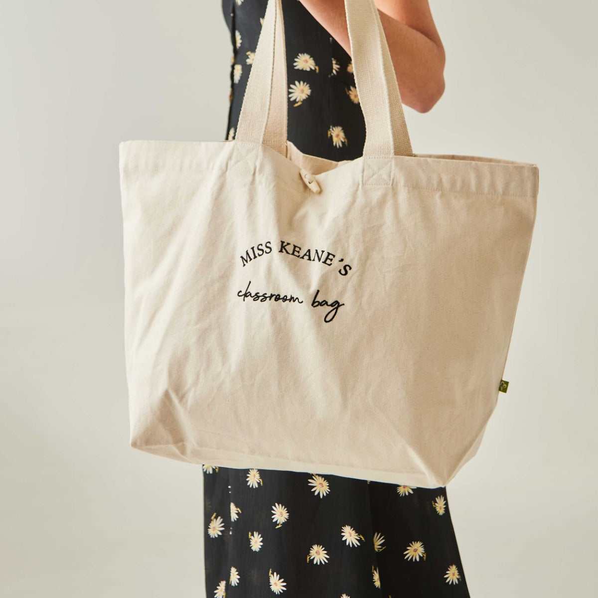 Personalised Canvas Beach Tote Bag
