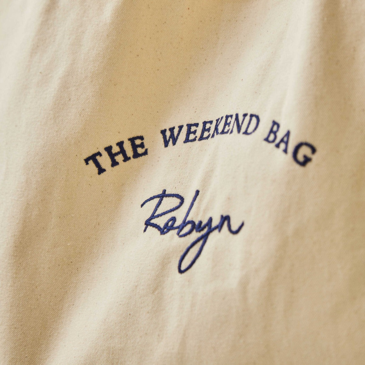 Personalised Canvas Beach Tote Bag