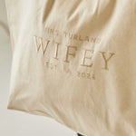 Personalised Wifey Canvas Tote Bag