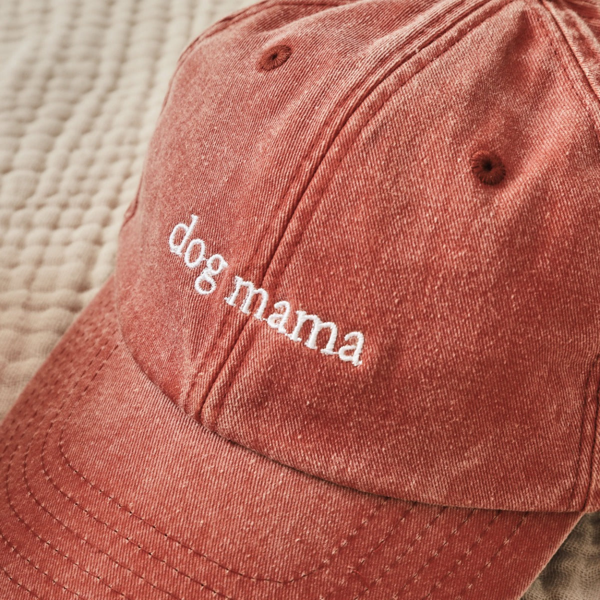 Personalised Rust Vintage Font Adult Baseball Cap