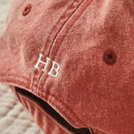 Personalised Rust Vintage Font Adult Baseball Cap