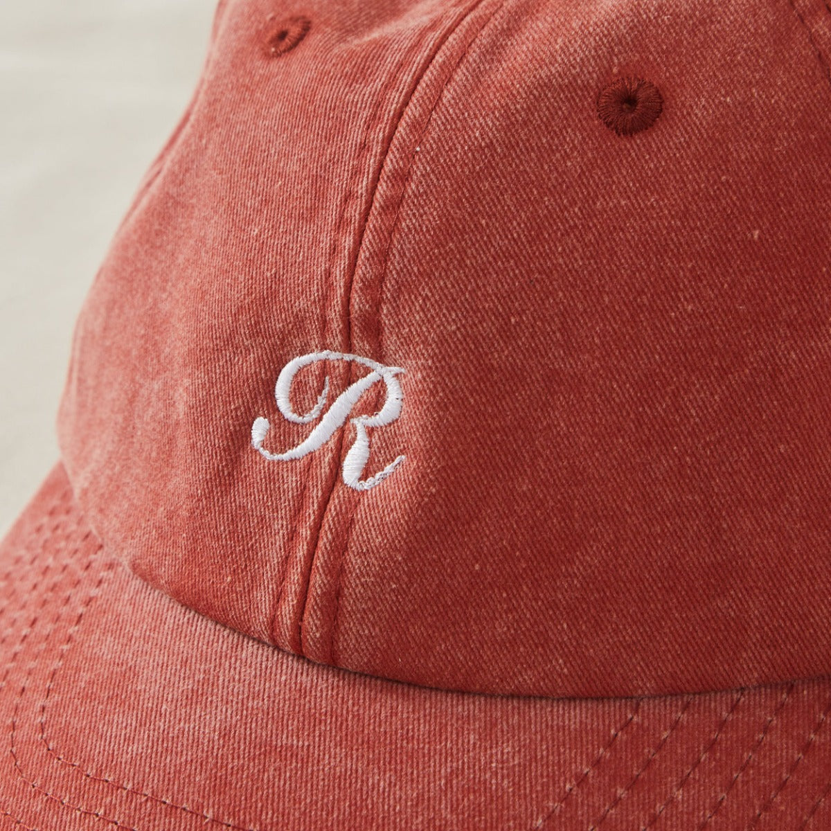 Personalised Rust Vintage Font Adult Baseball Cap