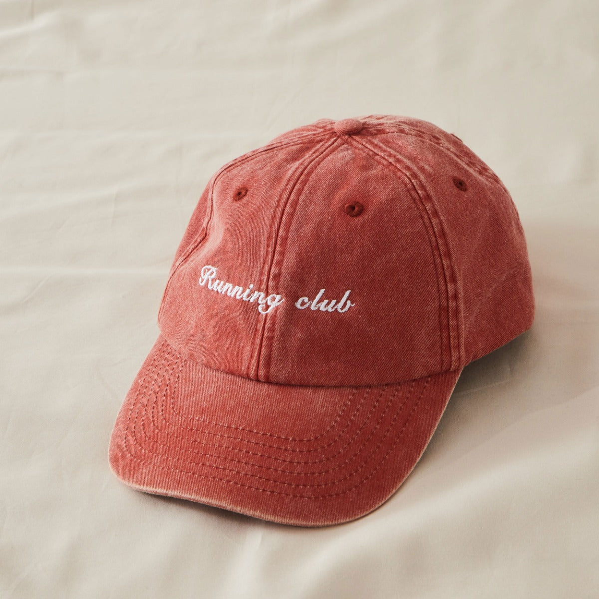 Personalised Rust Vintage Font Adult Baseball Cap