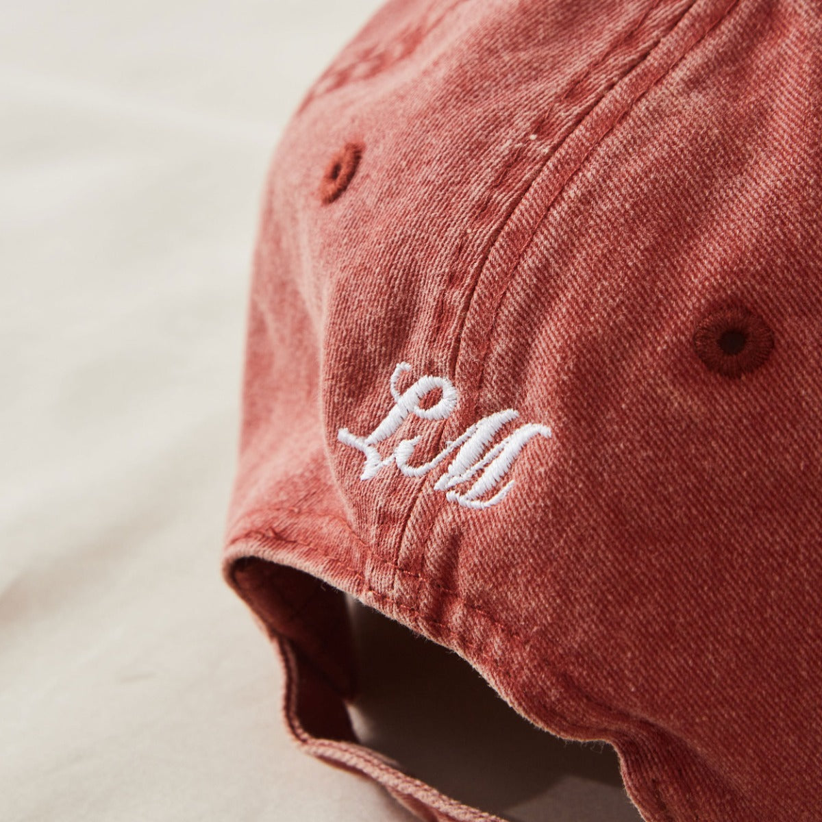 Personalised Rust Vintage Font Adult Baseball Cap