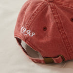 Personalised Rust Vintage Font Adult Baseball Cap
