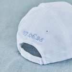 Personalised Something Blue Wife Of The Party White Cap