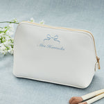 Personalised Something Blue Large Make Up Bag 