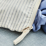 Personalised Something Blue Striped Pouch 