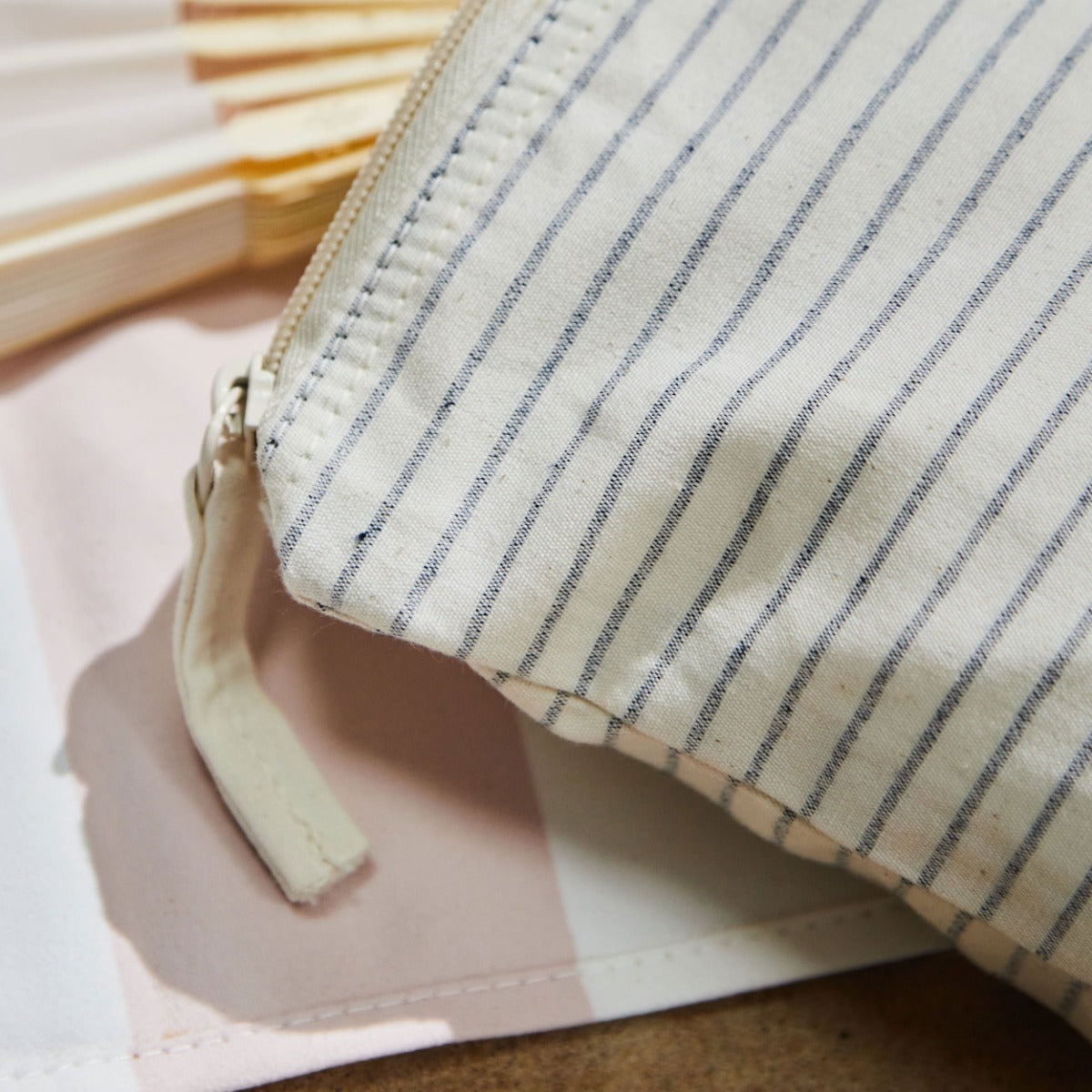 Personalised Last Toast Large Striped Palm Pouch 