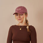 Personalised Vintage Burgundy Adult Cap