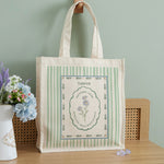 Personalised Birth Flower Tote Bag