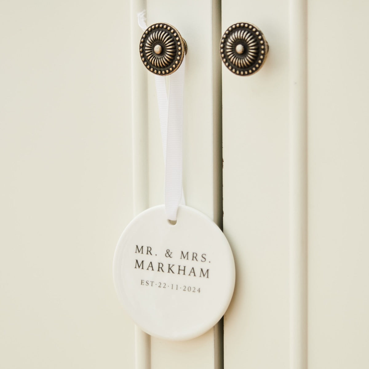 Personalised New Beginnings Ceramic Decoration