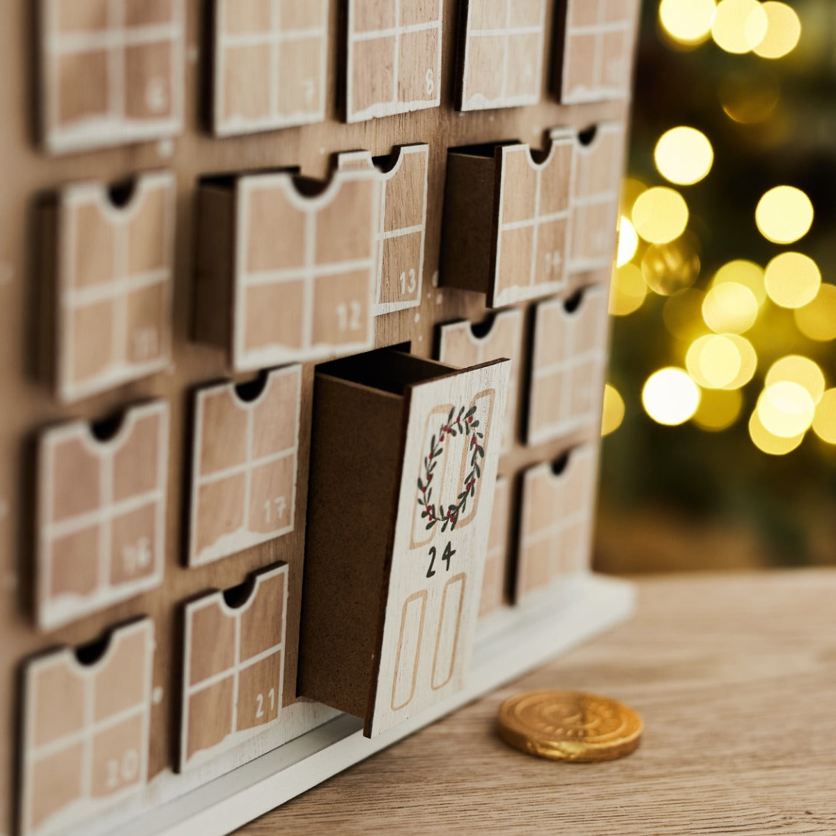 Personalised Family Christmas Advent Calendar 