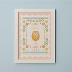 Personalised Zodiac Sign Framed Wall Print 
