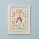 Personalised Zodiac Sign Framed Wall Print 
