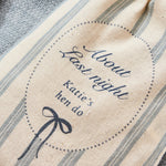 Personalised About Last Night Hen Party Drawstring Gift Bag