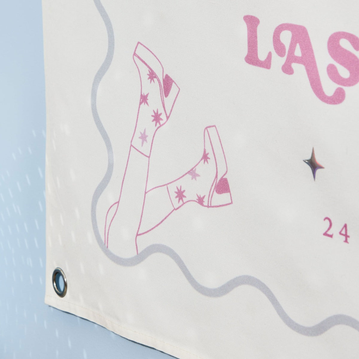 Personalised Last Disco Welcome Wall Hanging