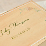 Personalised Baby Shower Wooden Baby Memory Box FSC® by Made Yours