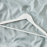 Personalised Wildflower Wedding Wooden Coat Hanger