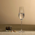 Personalised Our First Home Champagne Flute Set
