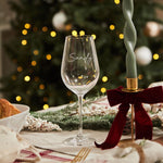 Personalised Script Red Wine Glass
