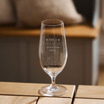 Personalised No. 1 Grandad Tulip Beer Glass