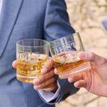 Personalised Wedding Groom Whiskey Tumbler