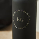 Personalised Black Water Bottle