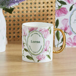 Personalised Birth Flower Mug