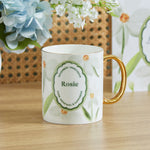 Personalised Birth Flower Mug