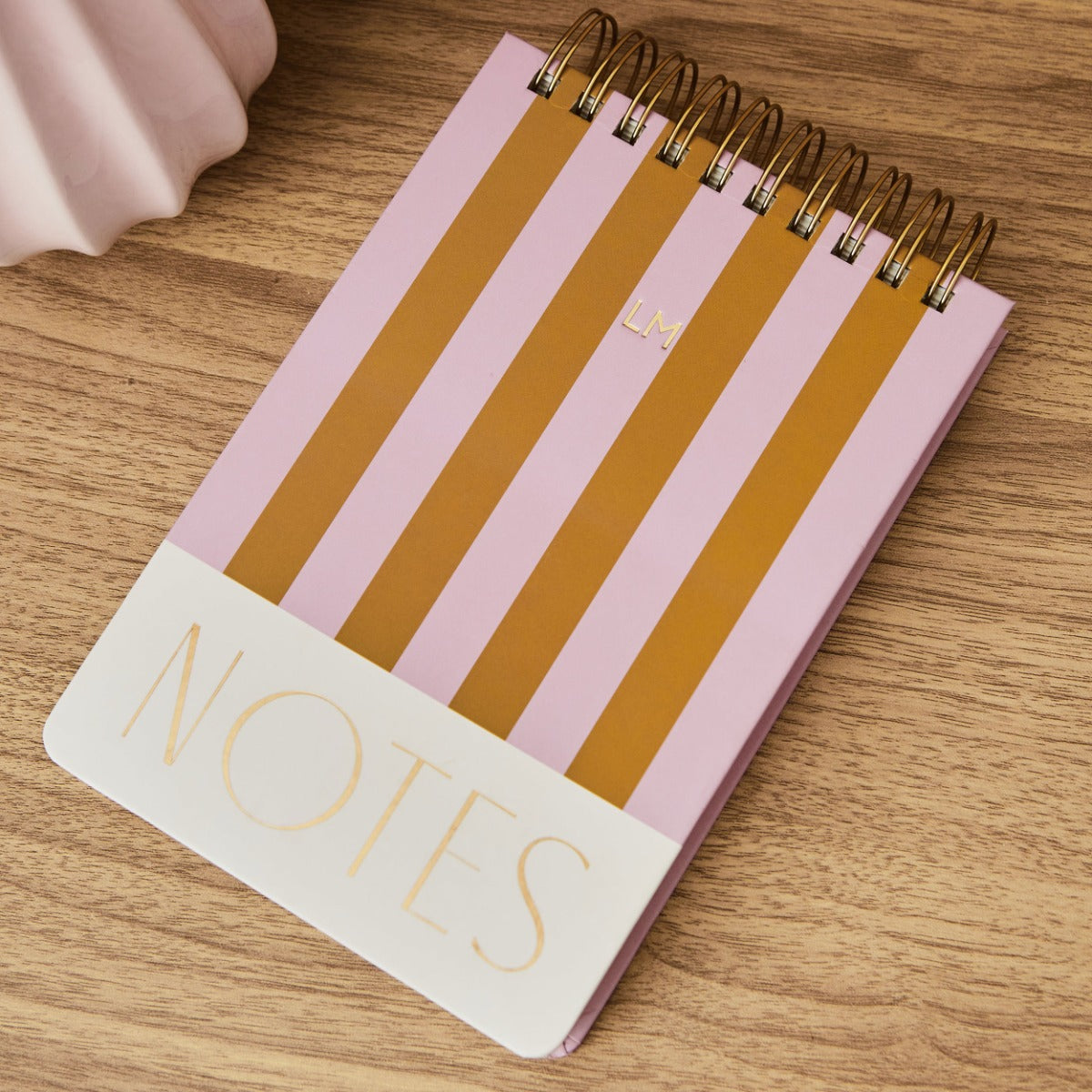 Personalised Lilac & Ochre Large Chunky Notepad