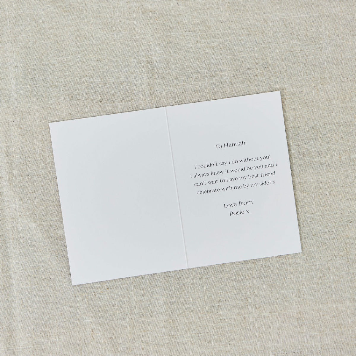 Personalised "Will you be my Bridesmaid?" Rectangle Photo Card