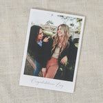 Personalised Large Single Rectangular Photo Card