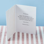 Personalised Modern Milestone 50th Birthday Card