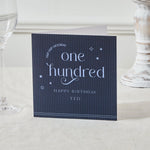 Personalised Sparkle 100th Birthday Card