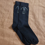 Personalised Navy Gardening Socks 