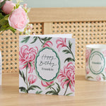 Personalised Birth Flower Square Card