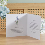 Personalised Birth Flower Square Card