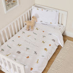Personalised Safari Animals Bedding Set 