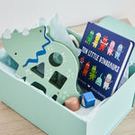 Personalised Dinosaur Read & Play Gift Set 