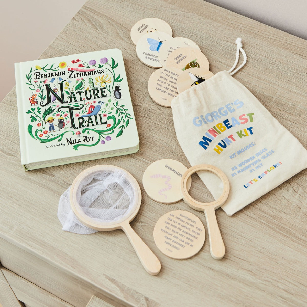 Personalised Read & Play Nature Hunt Activity Book Gift Set